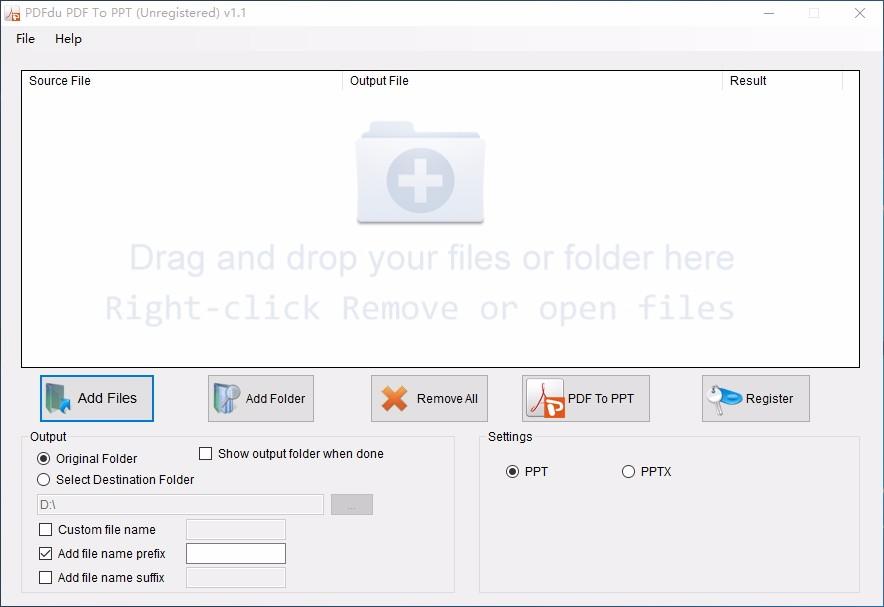 PDFdu PDF To PPT,PDF转PPT,转换器,文件转换