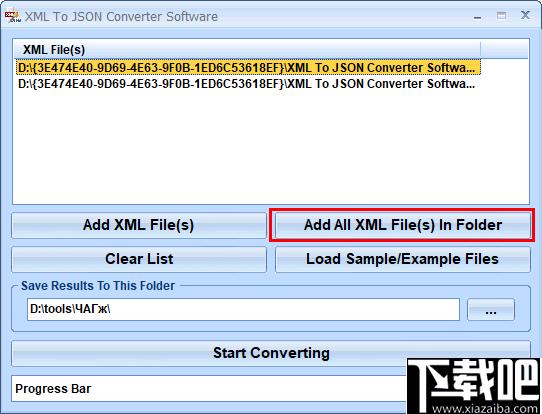 XML To JSON Converter下载,文档转换,转换工具