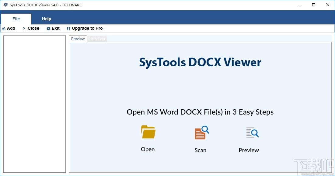 SysTools DOCX Viewer下载,DOCX文档查看器,文档恢复,文档浏览,文档管理